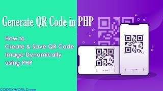 Generate QR Code Dynamically using PHP