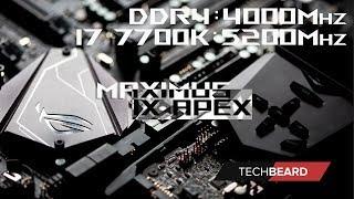 Обзор материнской платы Asus Maximus IX Apex (i7 7700k @5200Mhz/DDR4 @4000 Mhz) + bonus