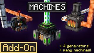 MACHINES ADDON: Technical mod For Minecraft Bedrock Edition Players