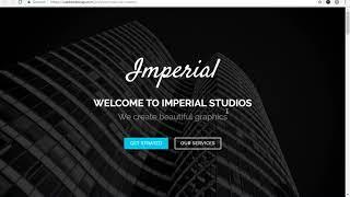 Imperial - Free Bootstrap Theme Preview