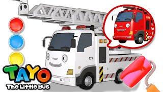 Tayo Colors Song | Learn Colors with Fire Truck | Nursery Rhymes & Kids Song | Tayo the Little Bus