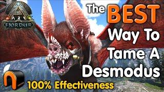 ARK How To TAME A DESMODUS On FJORDUR For REAL!