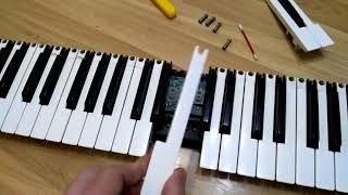 Как отремонтировать неиграющую клавишу синтезатора