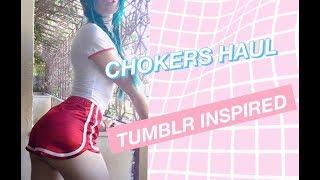  Tumblr mini try on haul ChokeMeHarderdotcom Review