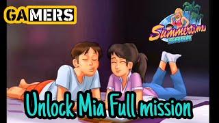 Mia full mission unlock | Summer time saga |