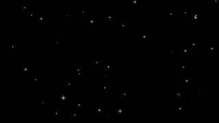 Black screen Star, Particle night stars, Particle Light Effect