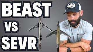 BEAST Broadheads VS. SEVR Broadheads || Best Mechanical Broadhead for Deer Hunting