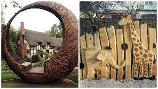 Amazing garden and backyard ideas: Art objects! 80 examples for inspiration!