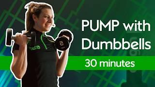 PUMP Full Body Dumbbell Workout with Natalie | Strength & Conditioning