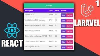 1/2 - Laravel + React - CRUD