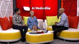 Así sorprenden al locutor Leyber Gómez en televisión sus colegas Rakel Mayedo y Marino Luzardo