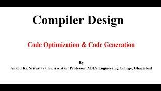 Lecture 5   DAG construction  | Common Sub expression Elimination |  Example | Compiler Design