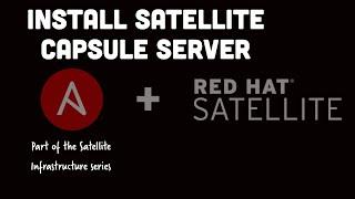 How to install a Capsule server with Red Hat Satellite 6.12