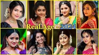 Telugu Tv Serial Actress Real Age|Deepika Rangaraju,Amulyagowda,Pavitra,Premivishwanth,Debjanimodak
