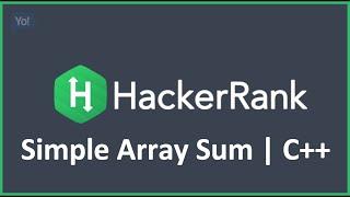 Simple Array Sum Hacker Rank Solution in C++