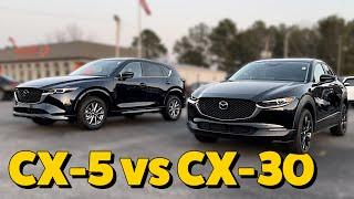 Comparison | 2024 Mazda CX-30 Select Sport vs 2024 Mazda CX-5 Select