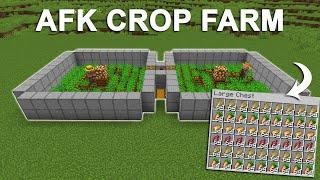 Minecraft Villager AFK Automatic Crop Farm 1.20 Tutorial