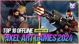 TOP 10 Offline Pixel Art Games for Android & iOS | 2024 Indie Pixel Art Game