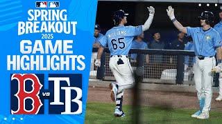 Red Sox vs. Rays Spring Breakout Game Highlights (3/13/25) | MLB Highlights