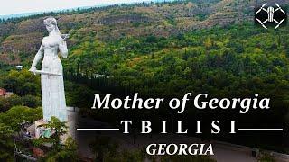 "Kartlis Deda" , Mother of Georgia, Tbilisi, Georgia (Drone Shot)