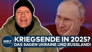 KRIEGSENDE UND FRIEDEN IN 2025 UNTER TRUMP? Das sagen die Kriegsparteien Ukraine und Russland