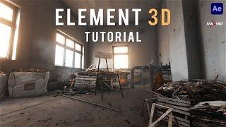 Element 3D tutorial #videocopilot #element3d #aftereffects