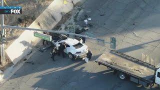 Fatal pursuit crash in Rialto