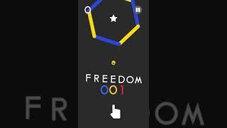 Color switch// Freedom mode// level 1// offline game