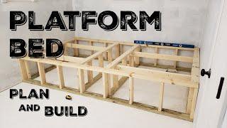 Plan and Build - Platform Bed With Built in Desk