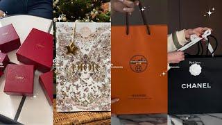 Random luxury unboxing haul/ TikTok compilation - Chanel, Dior, Hermes, LV, Prada, ....