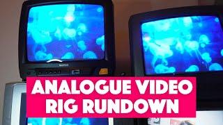 What I use to make analogue video and glitch art (studio tour and rig rundown)