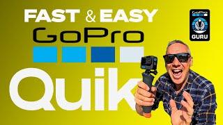 FAST and EASY editing Like a Pro in Minutes with GoPro Quik