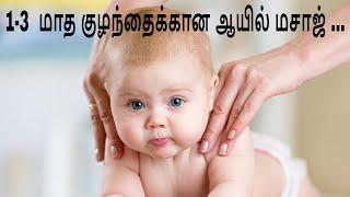 Baby (1-3 Month) Oil Massage Part-2