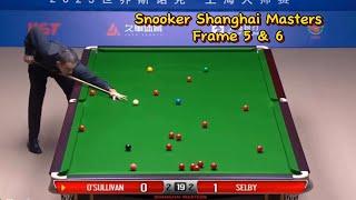 Snooker Shanghai Masters Ronnie O’Sullivan vs Mark Selby ( frame 5 & 6).