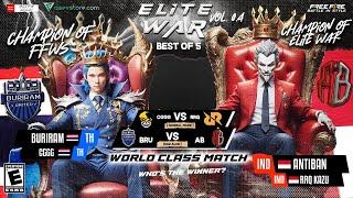 ELITE WAR INDONESIA VS THAILAND! #ffindobersatu #indopride