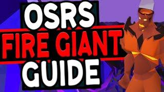 Ultimate Fire Giants Slayer Guide Old School Runescape