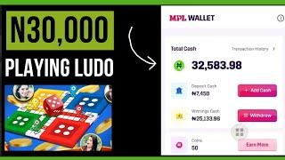 MPL review : Earn N30,000 on Ludo game (payment proofs) Legit paying apps in Nigeria