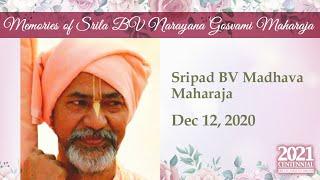 Srila Gurudeva Memories - Sripad BV Madhava Maharaja (Hindi)
