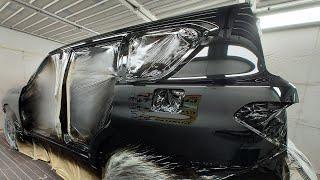 Black Nissan Patrol Respray