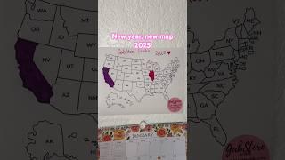 Starting My 2025 Order Map | Reached 18 States Last Year  #PackingOrders #stickershop