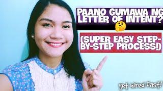 Paano gumawa ng Letter of Intent | Step-by-step guide | Get hired