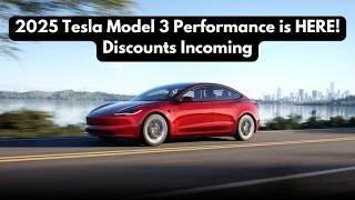 The 2025 Tesla Model 3 Performance is HERE! Discounts Incoming