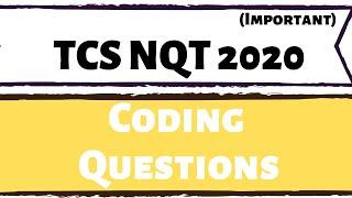 TCS NQT Coding Questions with Answers (Most Important)