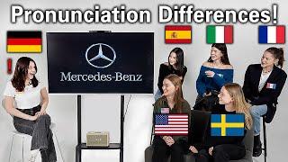Everyone was shocked by German Car name Pronunciation differences!+European car name differences!