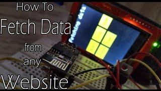 How to Fetch data  from any website using ESP8266 | IoT Projects