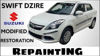 Denting Painting  For Dzire Full Process | cars clinic 