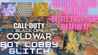 XP BOT LOBBY GLITCH! FAST MAX RANK XP GLITCH IN COLD WAR! BLACK OPS COLD WAR XP GLITCH!