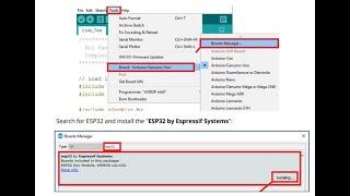 Cara Install ESP32 di Arduino IDE Windows