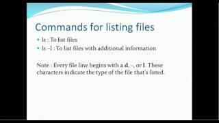 04.  Unix Tutorial  - File Management - Part I