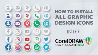 Install All Graphic Design Icons Into CorelDRAW